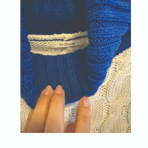 Dr Bloom Multi Color Wool Alpaca Sweater - Picture 3 of 4